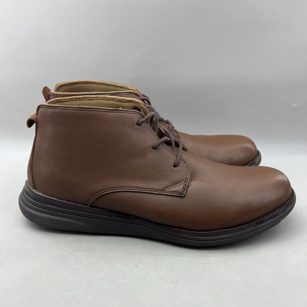 Kuru Aalto Chukka Boots Men Size 10.5 Brown Leather Ankle Casual Comfort Shoes
